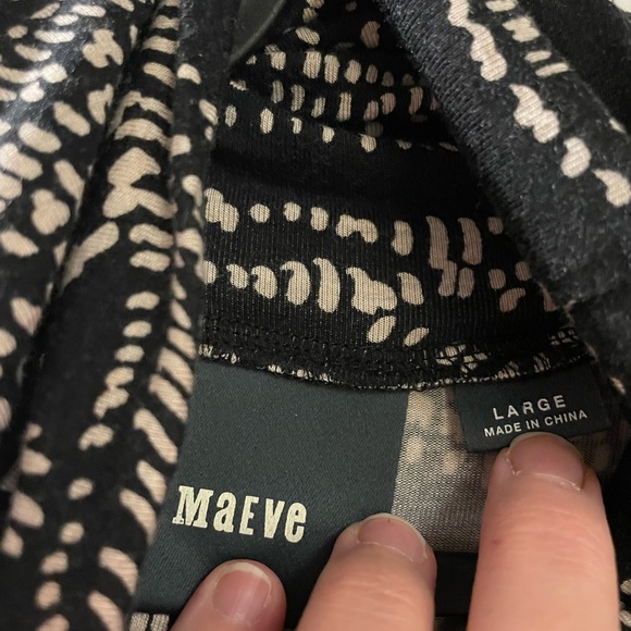 Anthropologie size large Maeve turtleneck swing dress - Picture 3 of 6